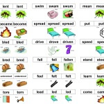 Irregular verbs in English – picture rhymes