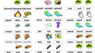 Irregular verbs picture rhymes 2 web