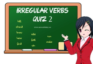 Read more about the article Irregular verbs quiz 2