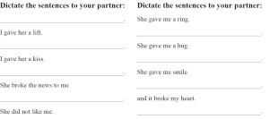 BREAK and GIVE collocations worksheet 6