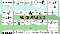 Verb master board game