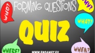 Forming Questions Quiz cover