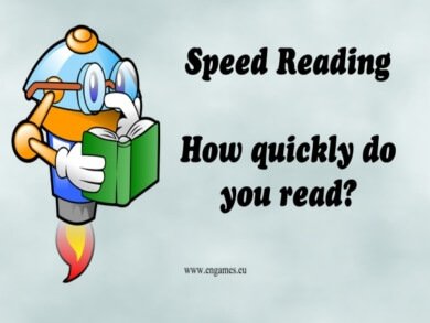 Speed Reading - Games to learn English