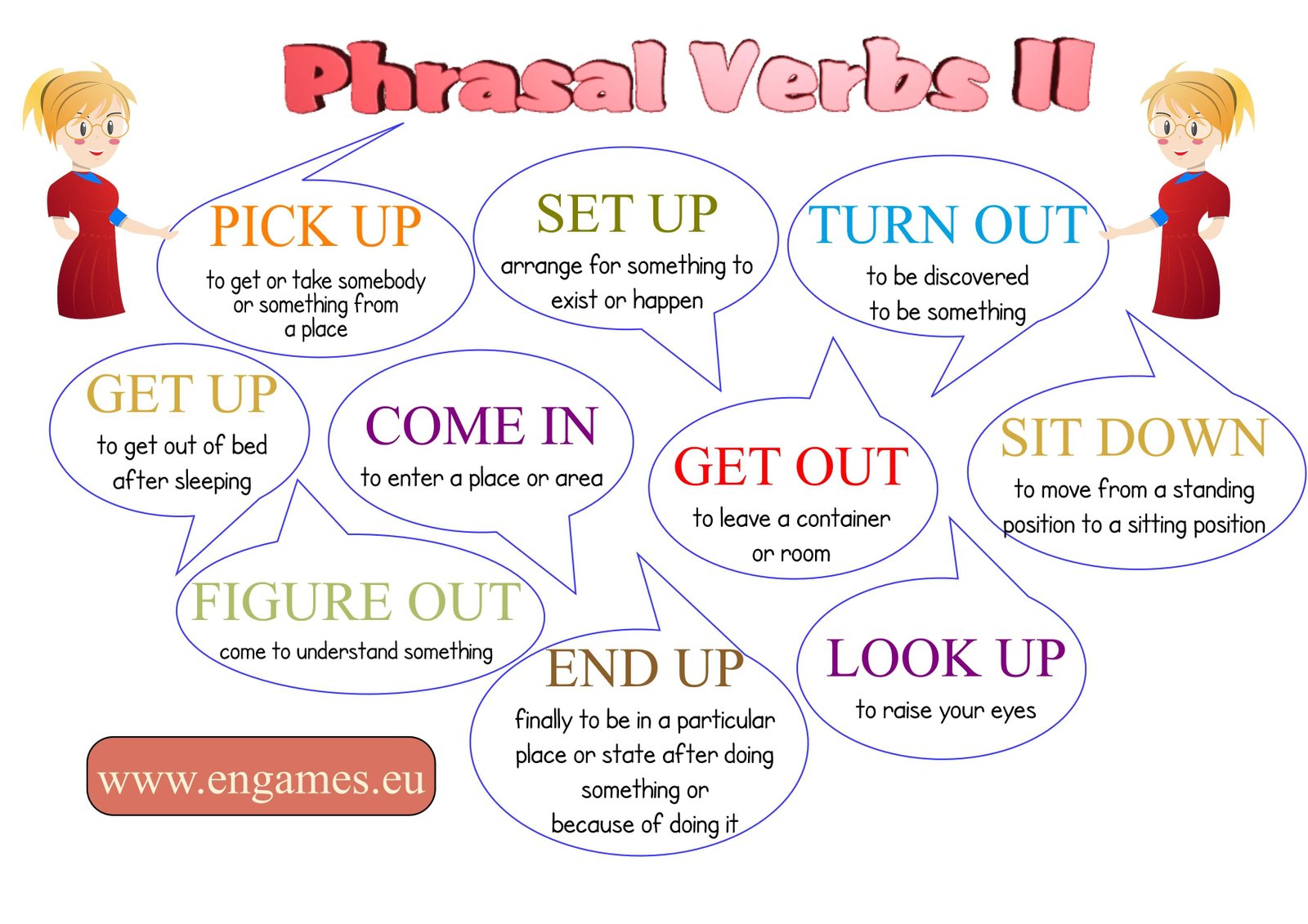 Phrasal Verbs II Games To Learn English Games To Learn English