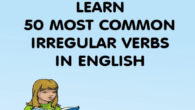 Learn 50 irregular verbs in English