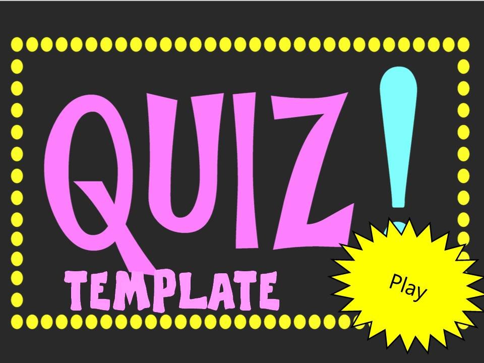 powerpoint quiz templates