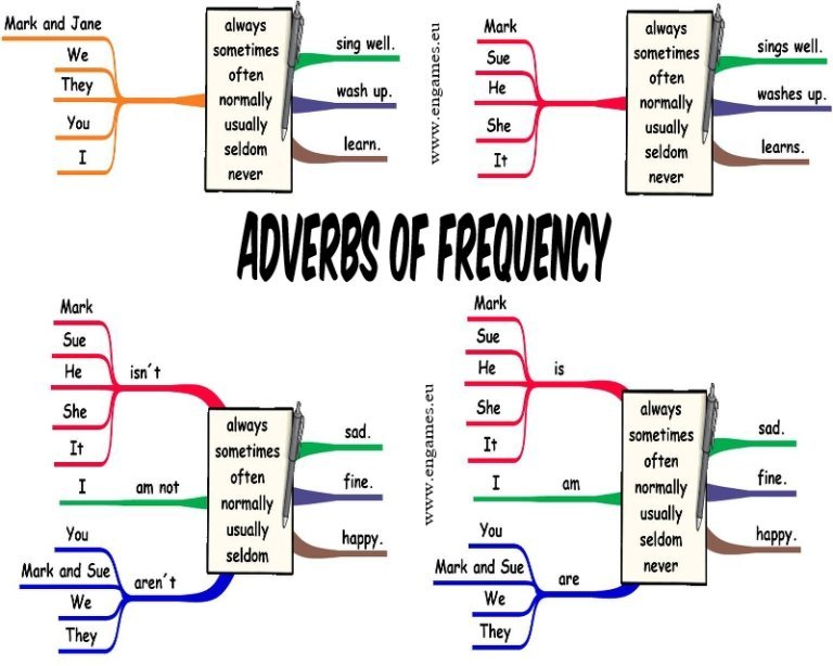 Adverbs of Frequency for Elementary Students of English