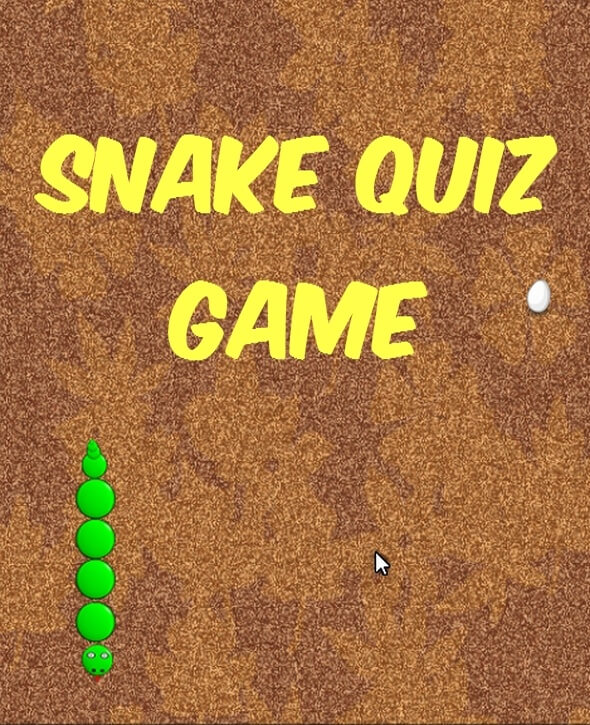 Snake Quiz game template