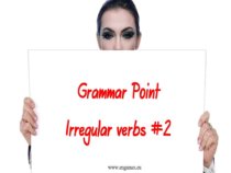 Grammar point Irregular verbs 2 feature image