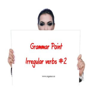 Grammar point Irregular verbs 2 feature image