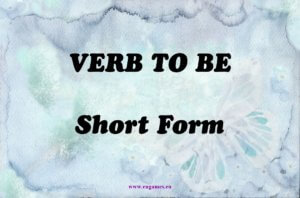 Read more about the article When I teach the verb to be again – Lesson 2 – Short Forms