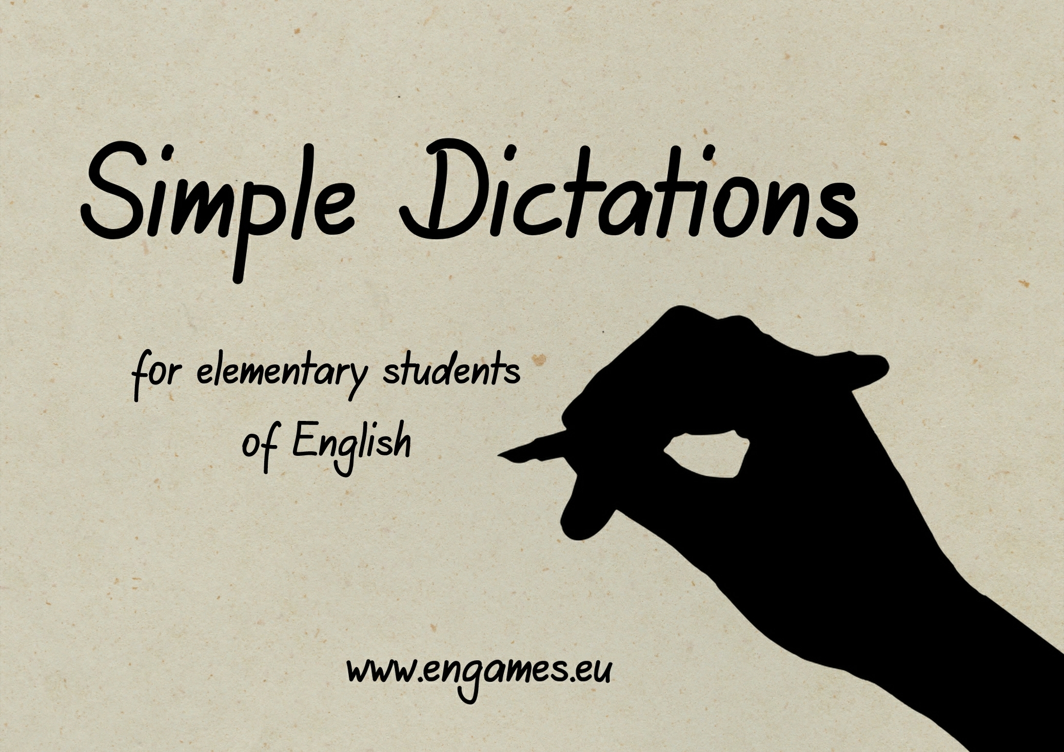 Simple dictations for students