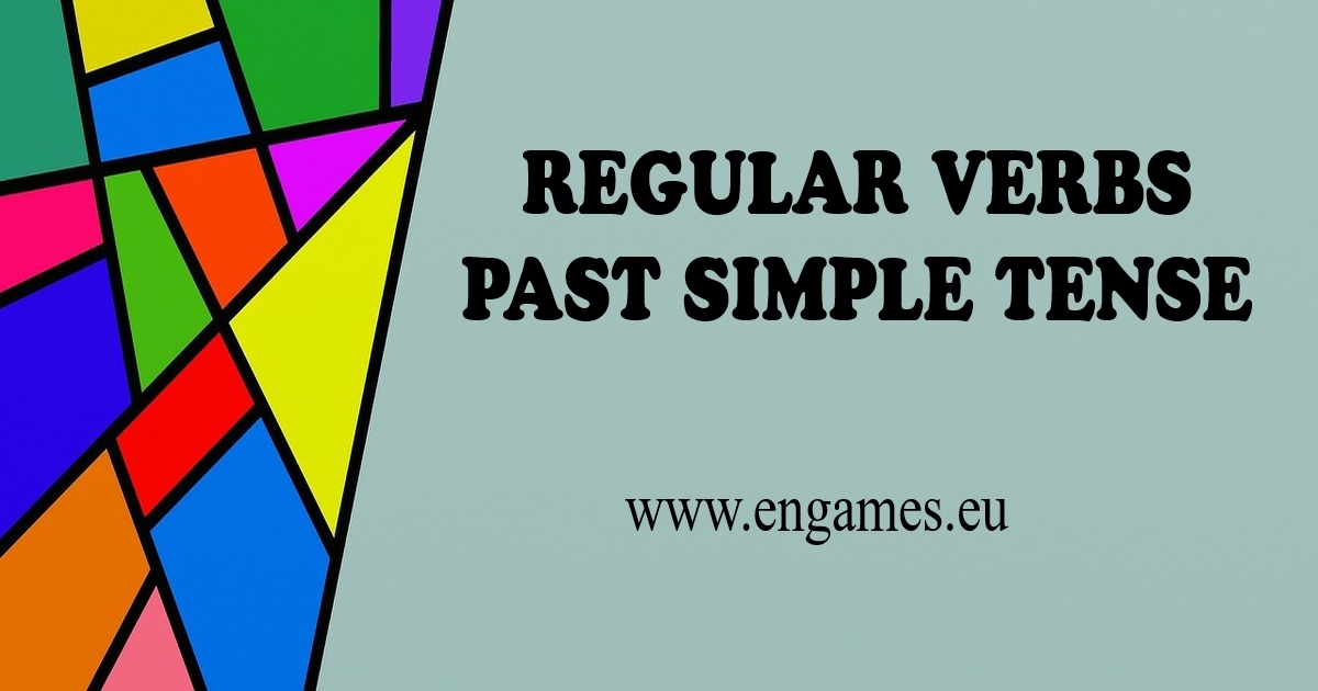 Read more about the article Past tense of regular verbs