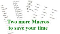 Two more Microsoft Word Macros to save your time