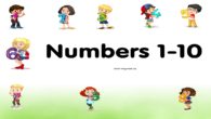 A set of activities to learn the numbers from 1 to 10