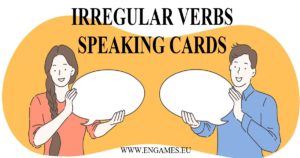 Irregular verbs speaking activity - speaking cards