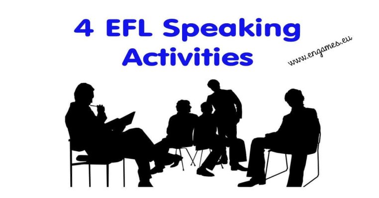 4 EFL Speaking Activities